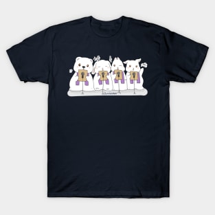 Bear and Bunny choir | Bunniesmee Praise and Worship Church Edition T-Shirt